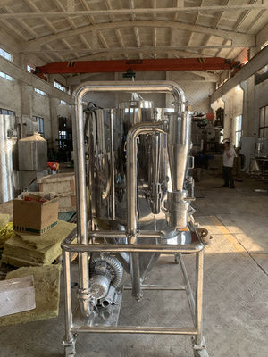 9KW 5kg/HのKonjac小麦粉のための遠心噴霧乾燥器