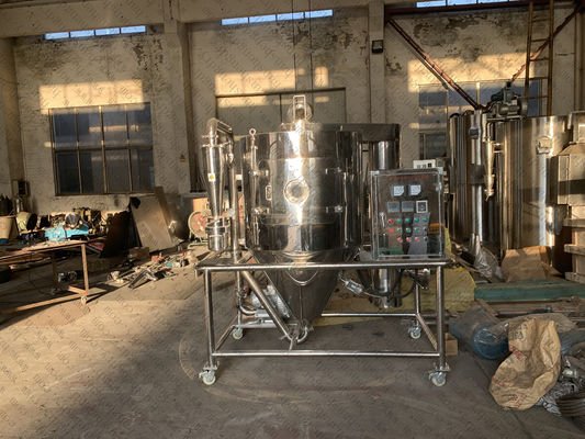 9KW 5kg/HのKonjac小麦粉のための遠心噴霧乾燥器
